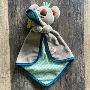 Like New B. Toys Koala lovey security blanket plush for baby